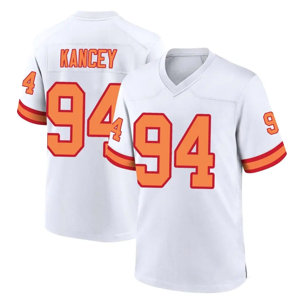 Tuec TB.Buccaneers #94 Calijah Kancey Player White '76 Home Game Stitched Jerseys