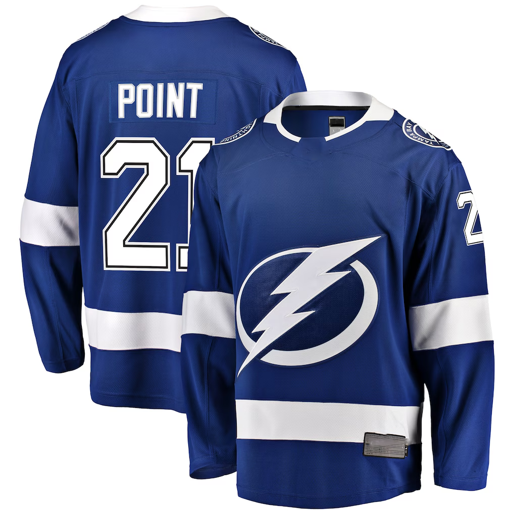 Tuec TB.Lightning #21 Brayden Point Blue Breakaway Jerseys