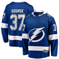 Tuec TB.Lightning #37 Yanni Gourde Blue Home Breakaway Jerseys