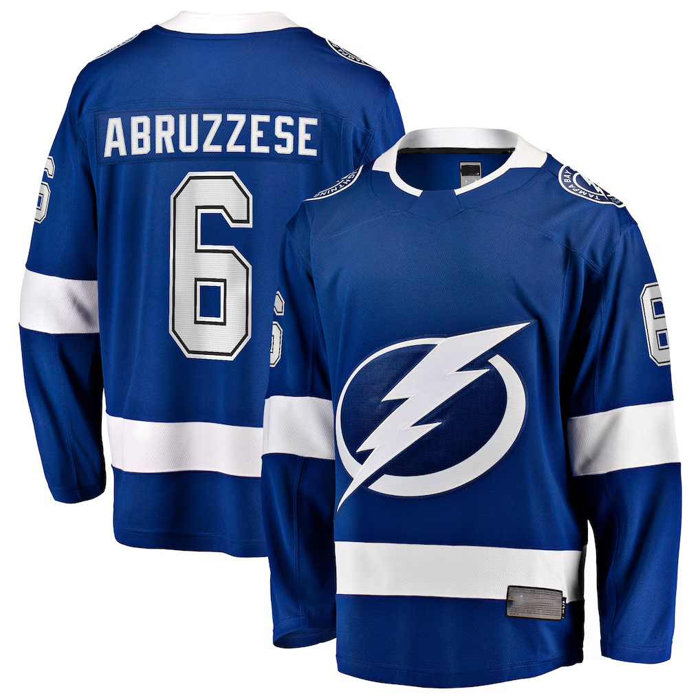 Tuec TB.Lightning #6 Nick Abruzzese Blue Home Breakaway Jerseys