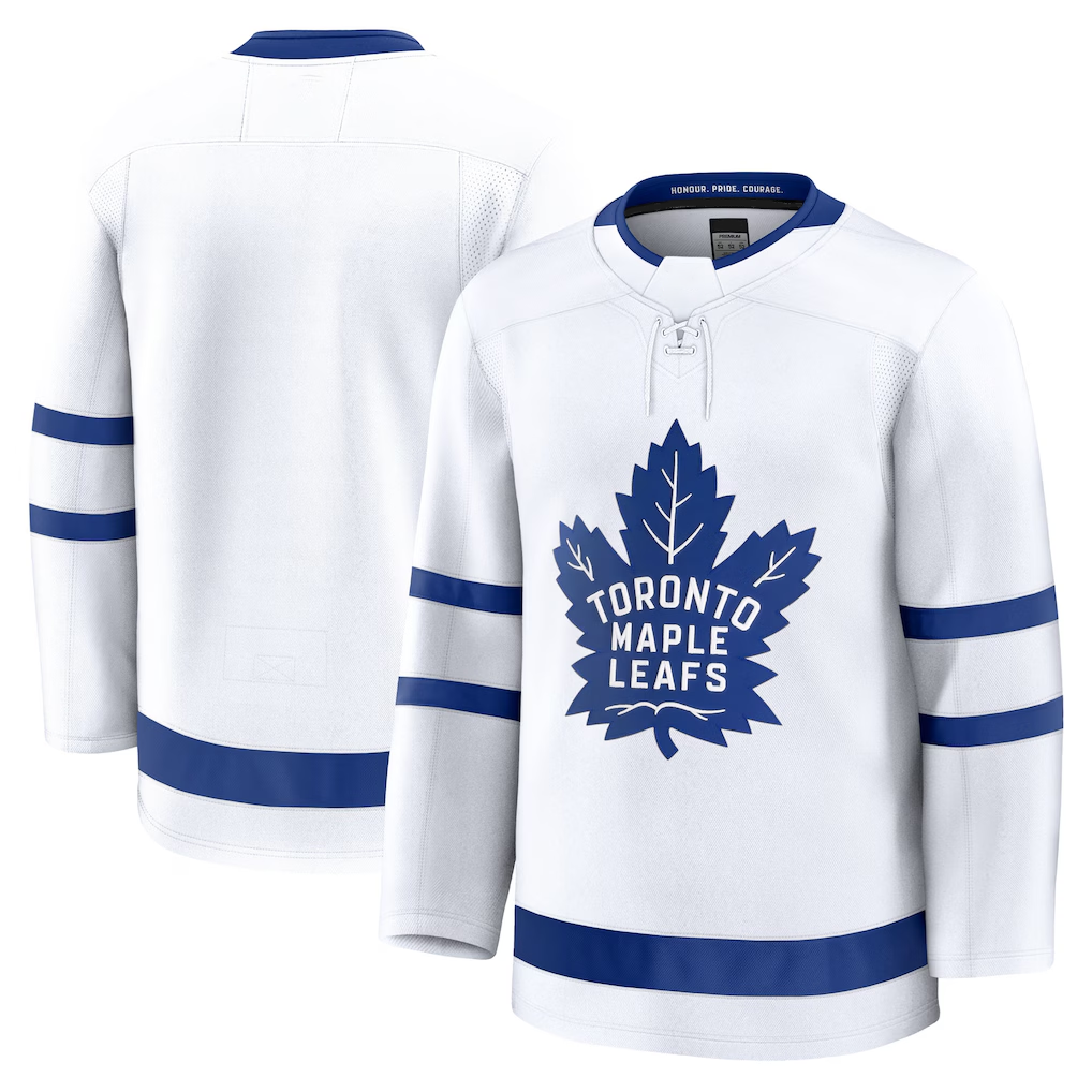 Tuec T.Maple Leafs White Away Premium Jerseys