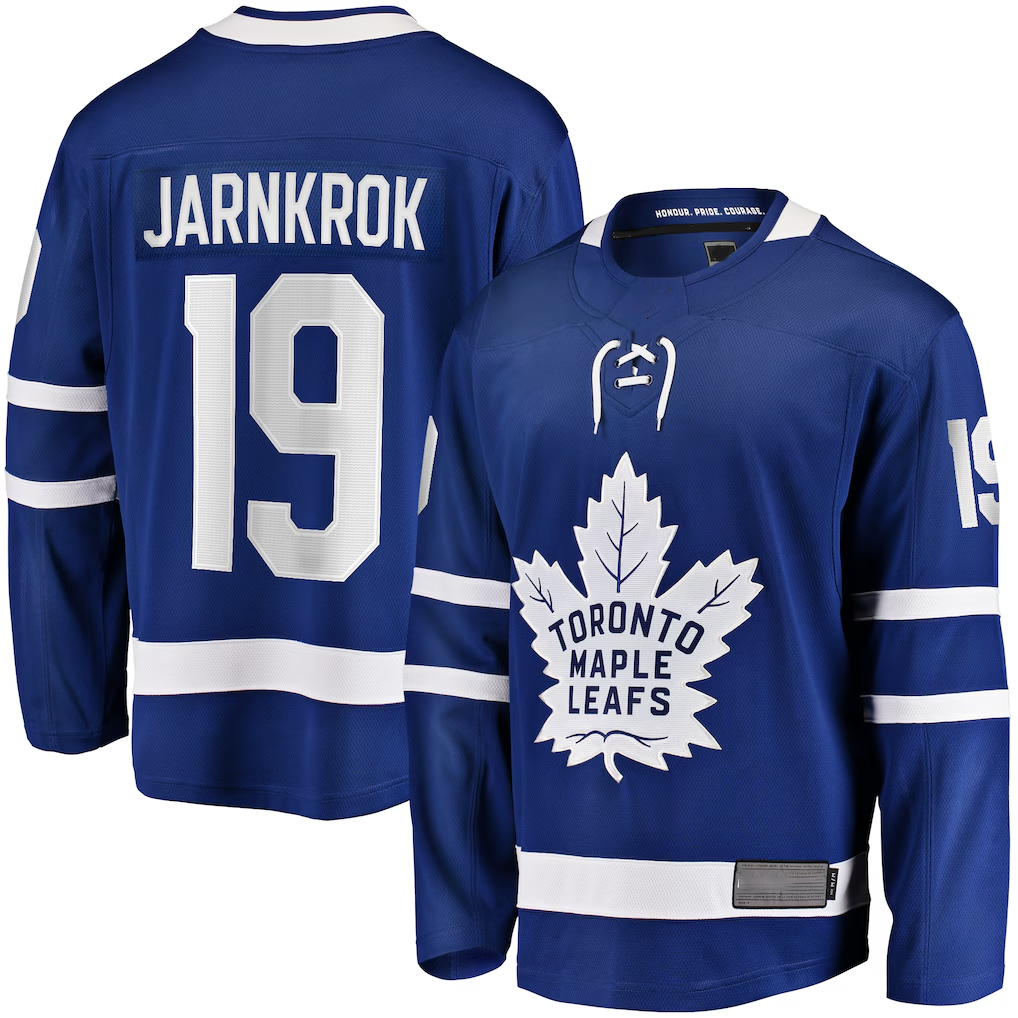 Tuec T.Maple Leafs #19 Calle Jarnkrok Blue Home Breakaway Player Jerseys