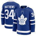 Tuec T.Maple Leafs #34 Auston Matthews Blue Home Premium Jerseys