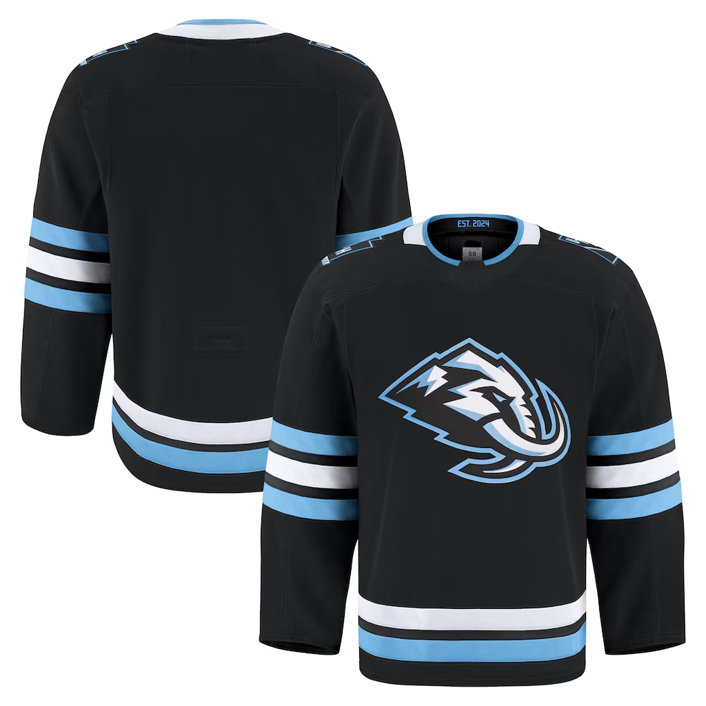 Tuec U.Mammoth Black Home Authentic Pro Jerseys