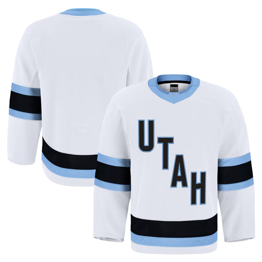 Tuec U.Mammoth White Away Authentic Pro Jerseys