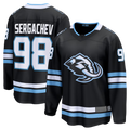 Tuec U.Mammoth #98 Mikhail Sergachev Black Home Breakaway Player Jerseys