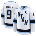Tuec U.Mammoth #9 Clayton Keller White Away Premium Player Jerseys