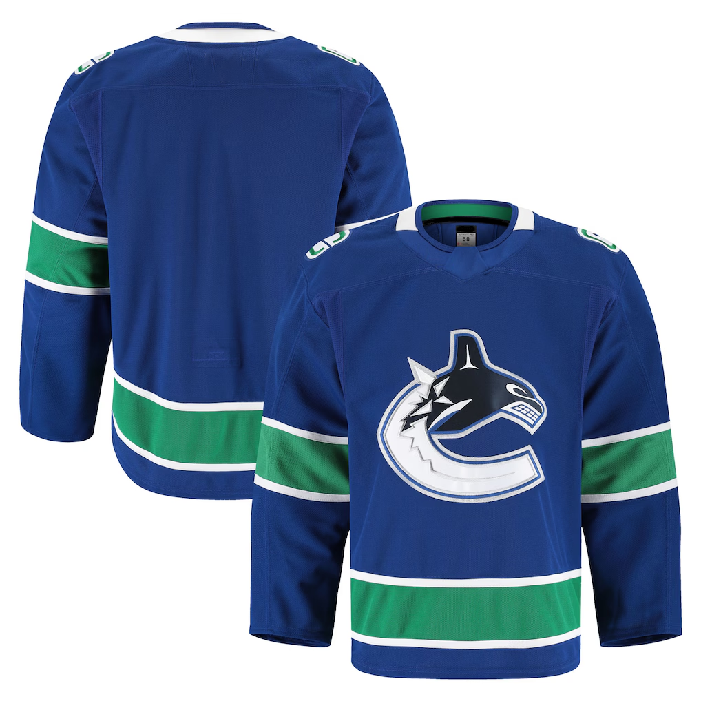 Tuec V.Canucks Blue Home Authentic Pro Jerseys