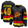 Tuec V.Canucks #40 Elias Pettersson Black Breakaway Jerseys