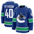 Tuec V.Canucks #40 Elias Pettersson Blue Home Premium Jerseys