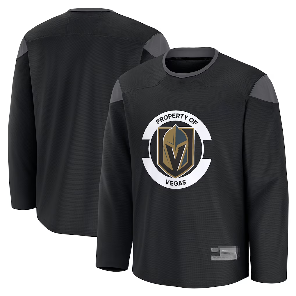 Tuec V.Golden Knights Black Practice Jerseys