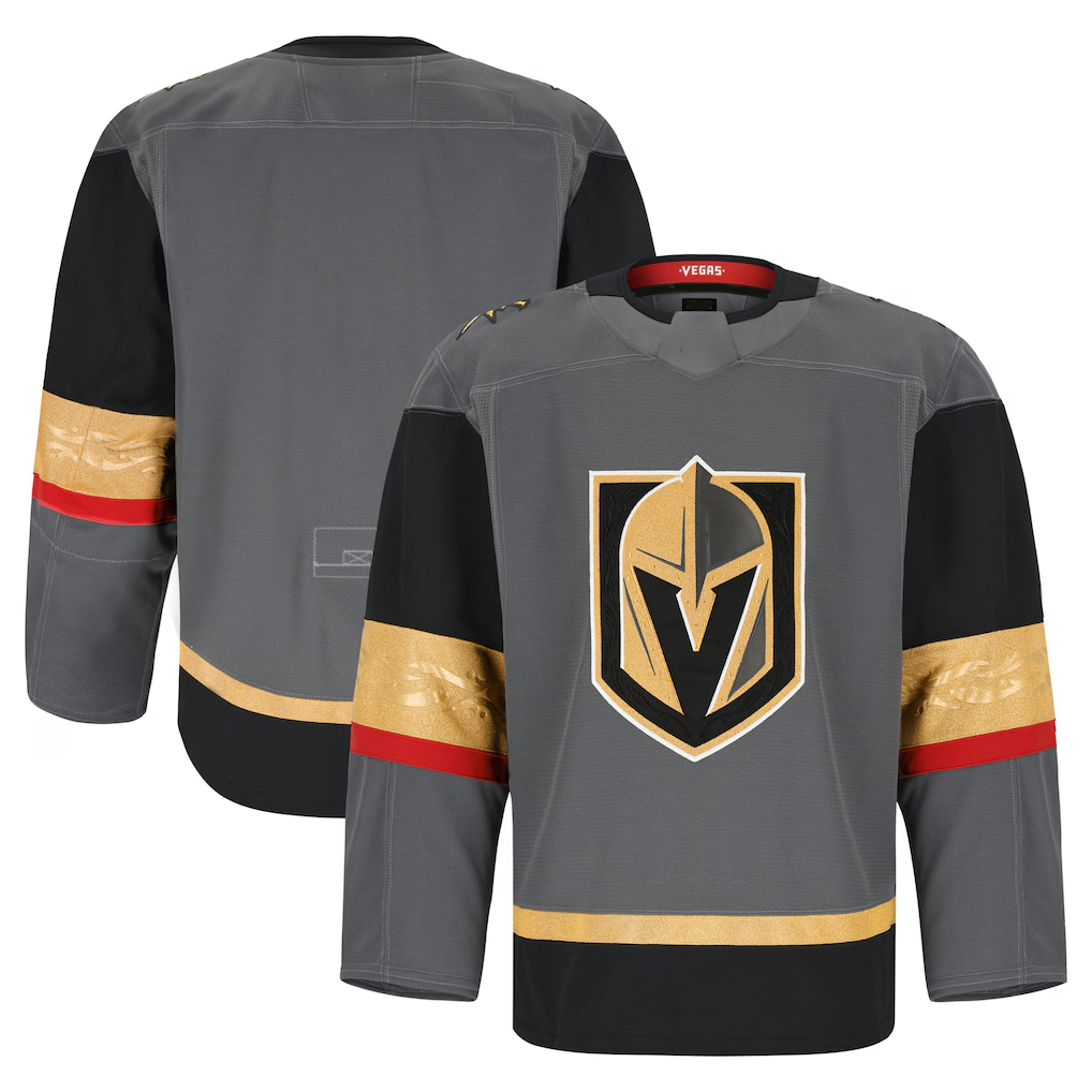 Tuec V.Golden Knights Gray Alternate Authentic Pro Jerseys
