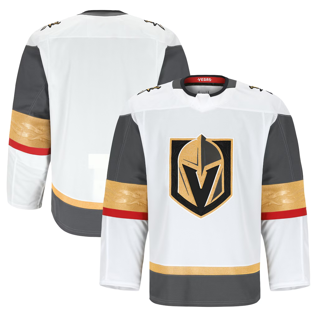 Tuec V.Golden Knights White Away Authentic Pro Jerseys