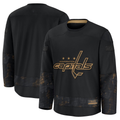 Tuec W.Capitals Black 2024 Military Appreciation Practice Jerseys