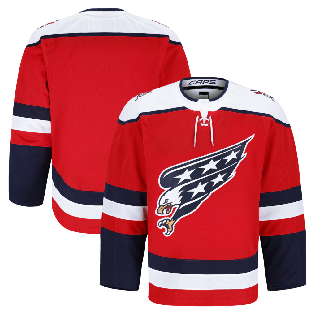 Tuec W.Capitals Red Alternate Authentic Pro Jerseys