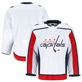 Tuec W.Capitals White Away Authentic Pro Jerseys