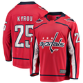 Tuec W.Capitals #25 Jordan Kyrou Red Home Breakaway Jerseys