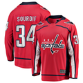 Tuec W.Capitals #34 Justin Sourdif Red Home Breakaway Jerseys
