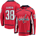 Tuec W.Capitals #38 Rasmus Sandin Red Home Breakaway Jerseys
