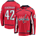 Tuec W.Capitals #42 Martin Fehervary Red Home Breakaway Player Jerseys