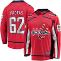 Tuec W.Capitals #62 llya Protas Red Home Breakaway Jerseys