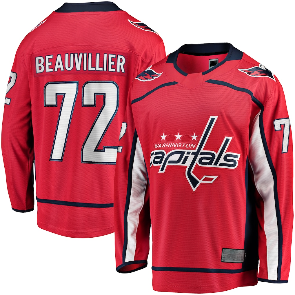 Tuec W.Capitals #72 Anthony Beauvillier Red Home Breakaway Jerseys