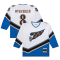 Tuec W.Capitals #8 Alexander Ovechkin Mitchell & Ness White 2005-06 Power Play Jerseys