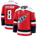Tuec W.Capitals #8 Alexander Ovechkin Red Alternate Premium Player Jerseys