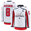 Tuec W.Capitals #8 Alexander Ovechkin White Away Premium Jerseys