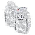 Tuec W.Commanders Arctic Camo Limited Salute to Service Pullover Hoodies Game Blank Player Stitched Jerseys