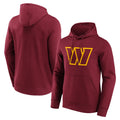 Tuec W.Commanders Burgundy LOGO Pullover Hoodies Game Blank Player Stitched Jerseys
