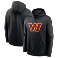 Tuec W.Commanders Gray Pullover Hoodies Game Blank Player Stitched Jerseys