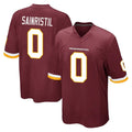 Tuec W.Commanders #0 Mike Sainristil Player Burgundy Team Color Home Game Stitched Jerseys