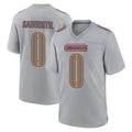 Tuec W.Commanders #0 Mike Sainristil Player Gray Atmosphere Fashion Home Game Stitched Jerseys