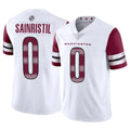 Tuec W.Commanders #0 Mike Sainristil Player White Limited Vapor Home Game Stitched Jerseys