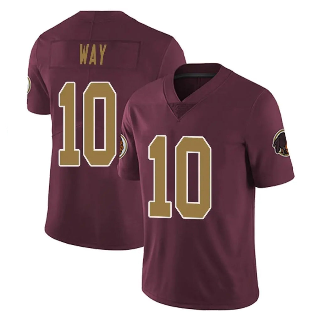 Tuec W.Commanders #10 Tress Way Player Burgundy Alternate Vapor Untouchable Home Game Stitched Jerseys