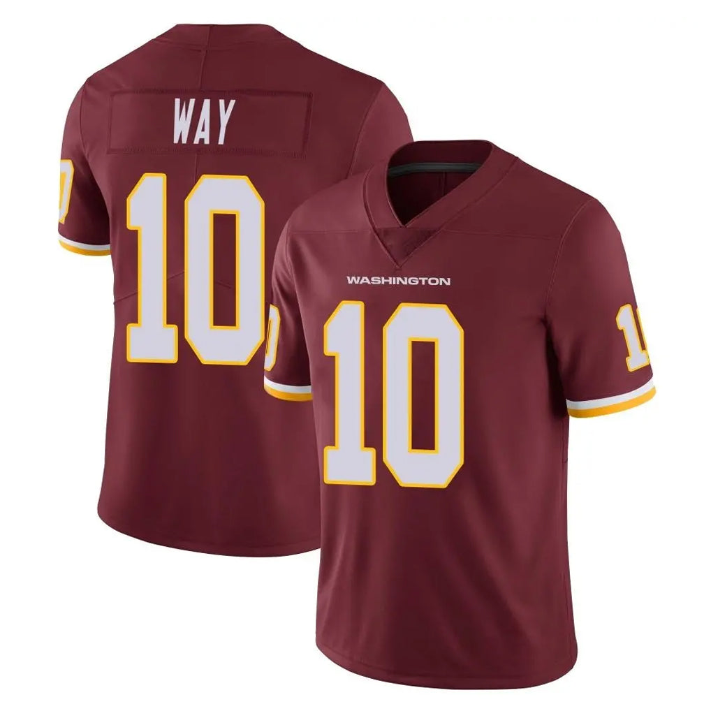 Tuec W.Commanders #10 Tress Way Player Burgundy Limited Team Color Vapor Untouchable Home Game Stitched Jerseys