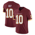 Tuec W.Commanders #10 Tress Way Player Burgundy Limited Team Color Vapor Untouchable Home Game Stitched Jerseys