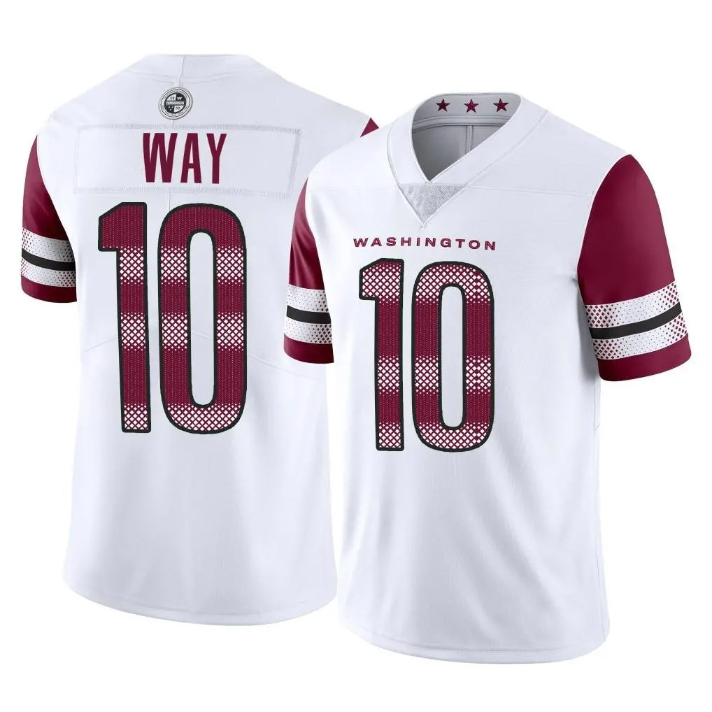 Tuec W.Commanders #10 Tress Way Player White Limited Vapor Home Game Stitched Jerseys