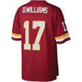 Tuec W.Commanders #17 Doug Williams Mitchell & Ness Burgundy Legacy Replica Stitched Puhic Jersey