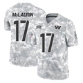 Tuec W.Commanders #17 Terry Mclaurin Player Arctic Camo Limited Salute To Service Home Game Stitched Jerseys