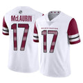 Tuec W.Commanders #17 Terry Mclaurin Player White Limited Vapor Home Game Stitched Jerseys