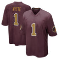 Tuec W.Commanders #1 Rachaad White Player Burgundy Alternate Home Game Stitched Jerseys