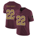 Tuec W.Commanders #22 Jacory Croskey-Merritt Player Burgundy Alternate Vapor Untouchable Home Game Stitched Jerseys