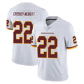 Tuec W.Commanders #22 Jacory Croskey-Merritt Player White Limited Vapor Untouchable Home Game Stitched Jerseys