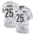 Tuec W.Commanders #25 Nick Cross Player Arctic Camo Limited Salute To Service Home Game Stitched Jerseys