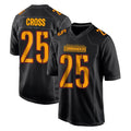 Tuec W.Commanders #25 Nick Cross Player Black Carbon Fashion Home Game Stitched Jerseys