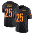 Tuec W.Commanders #25 Nick Cross Player Black Limited Vapor F.U.S.E. Home Game Stitched Jerseys