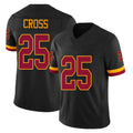 Tuec W.Commanders #25 Nick Cross Player Black Limited Vapor Home Game Stitched Jerseys