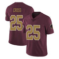 Tuec W.Commanders #25 Nick Cross Player Burgundy Alternate Vapor Untouchable Home Game Stitched Jerseys